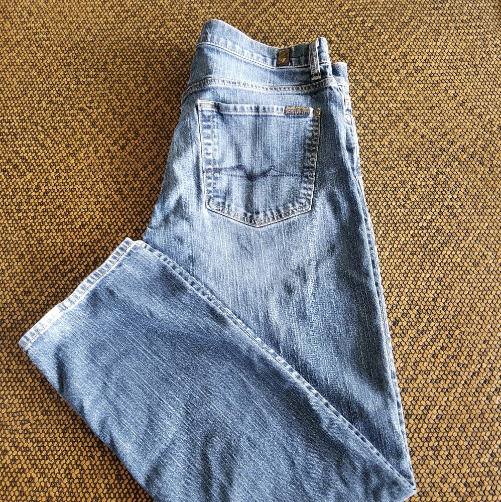Men 7 For All Mankind Standard Jean's Buttonfly 34